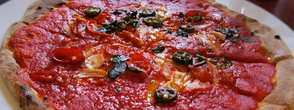 Pizza Marinara Houtoven Recept